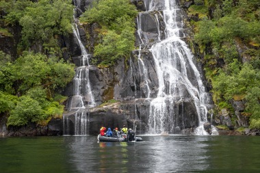 Trollfjord Wasserfall