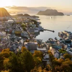 Norwegen Alesund Stadt