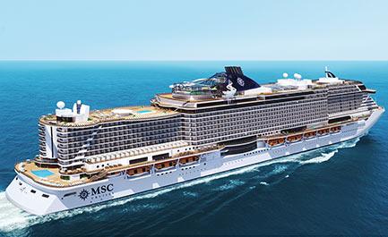 Schiff der MSC Flotte