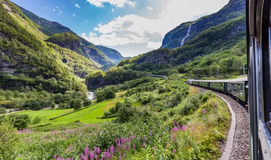 Flambahn Norwegen Zugfahrt