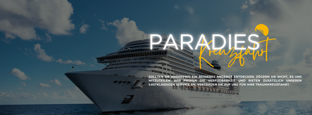 Paradies Kreuzfahrt unsere Reedereien